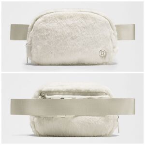 Lululemon Everywhere Belt Bag‎ Plush Fleece Bone Silver NWT